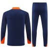 Pays-Bas Sweat d'Entraînement Quarter-Zip 2024-25 Marine Pour Enfant